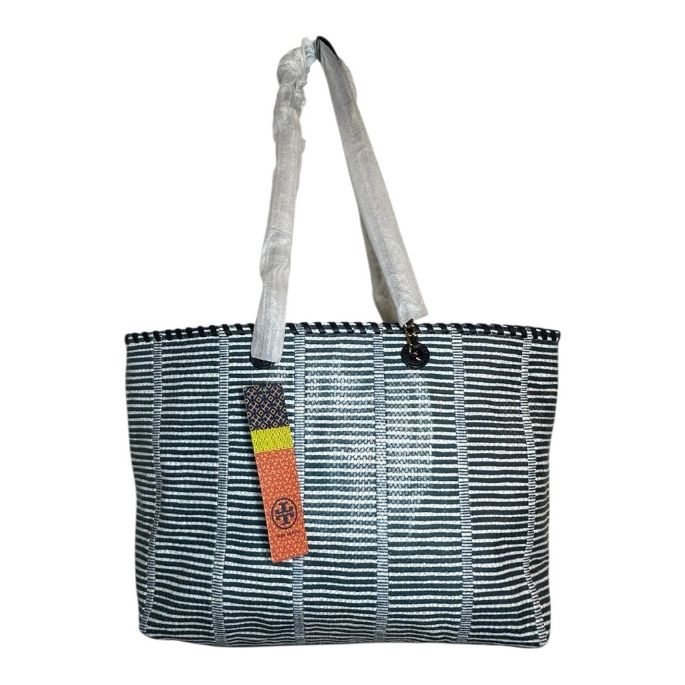 Tory Burch Tote Navy & White - Picture 9 of 16